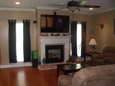 Den w/ gas fireplace
