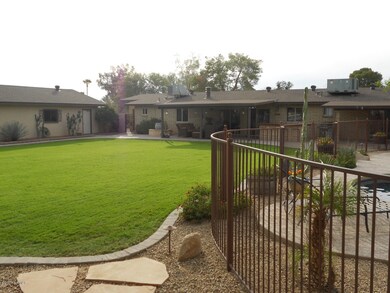 View from corral gate