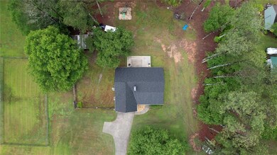 Aerial overview of property's location