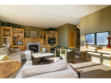Large open concept great room with tons of natural