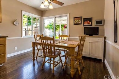 In kitchen dining area...so cute!