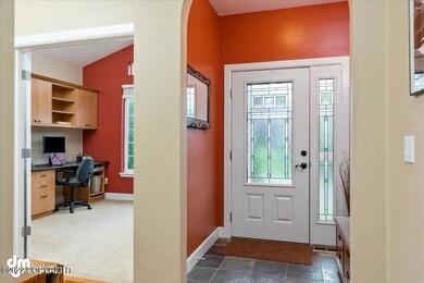 Entryway and front office/bedroom