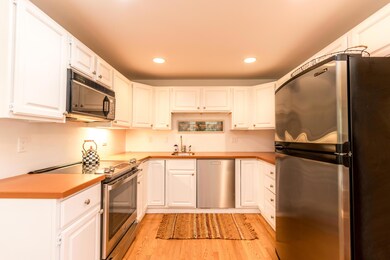 Kitchen with stainless appliances