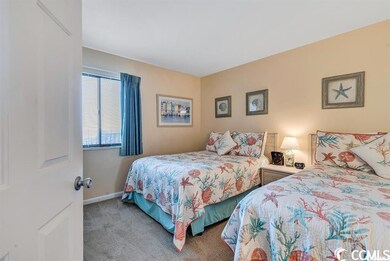 Bedroom with carpet