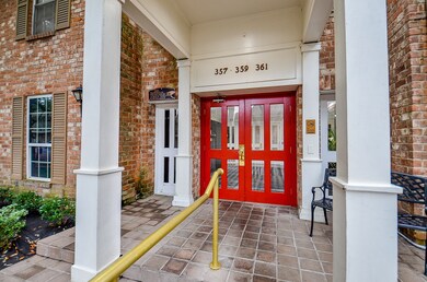 The front entrance is attractive and always well k