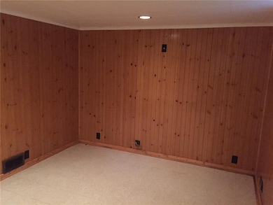 finished basement area