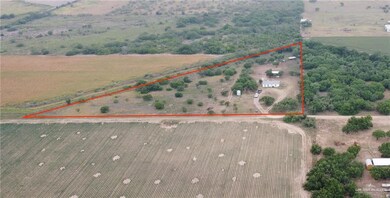Aerial view with a rural view