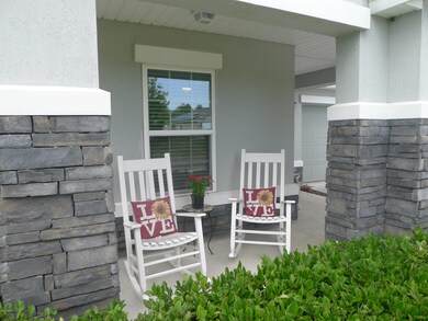 Rock the afternoon away on front porch