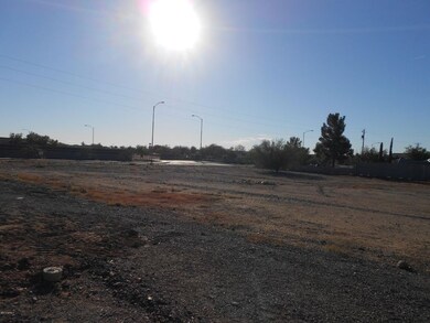 Looking southeast towards street