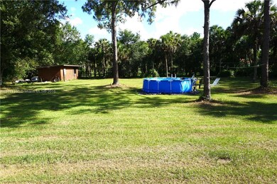 Huge back yard with house - storage.