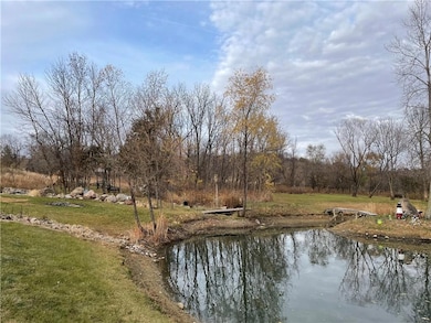 View looking North from pond