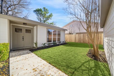The home features a front, middle, and backyard, n