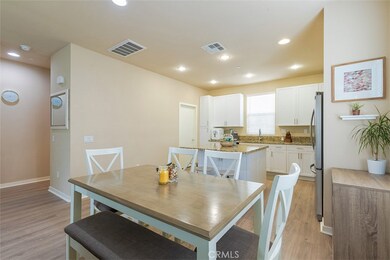 Dining area and kitchen