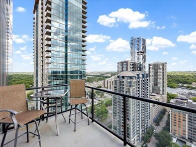 Balcony featuring a city view