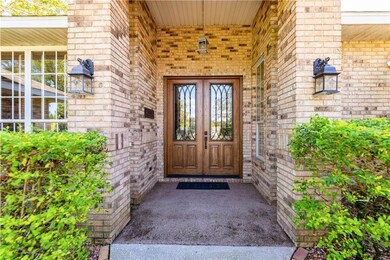 Beautiful double wood doors