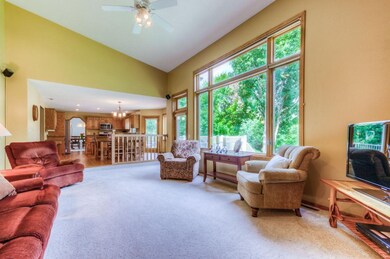 The open main floor is the heart of the home. The 