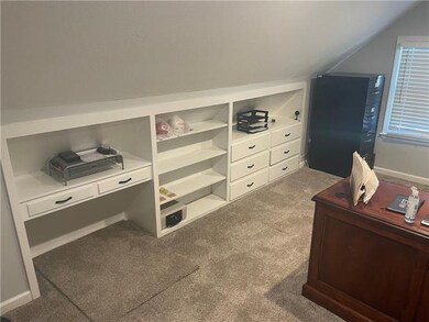third bedroom with built in storage