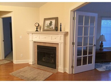 Fireplace with Gas Logs