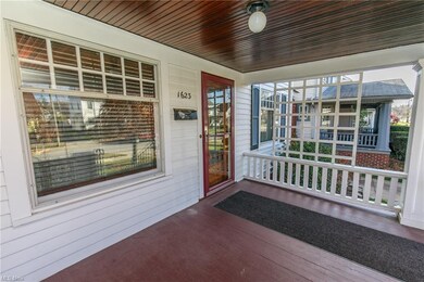 The front porch is wide and welcoming.