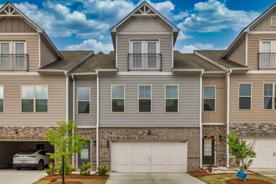 Multi unit property featuring an attached garage, 