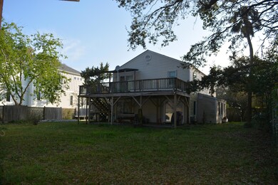 back view of tear-down house