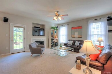 Family Room is bright & spacious