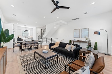 View of living & dining area located on the second