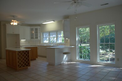 view of wine cabinet/ kitchen island
