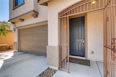 Gated front entry with smart digital keyless keypa
