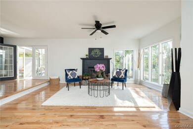 Permeated by Natural Light and a Cozy Fire makes t