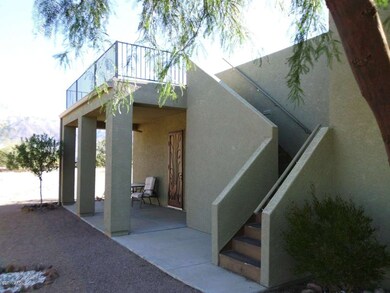 Stairs to view deck