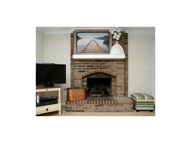 Beautiful Brick Fireplace