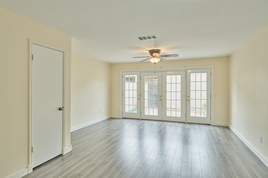 Newly installed patio doors enhance natural light