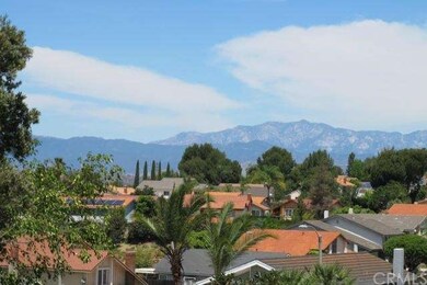 city and snow mountain view