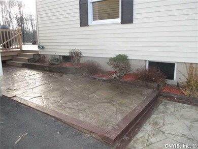 Exterior Front. You will love the stampcrete walkw