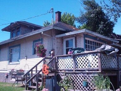 Rear of house