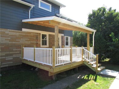 Covered back porch
