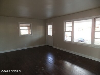Living room with hardwood floors