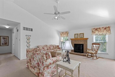 Gather in the family room around the gas fireplace