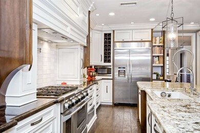 ...custom sink and faucet and a custom pantry.