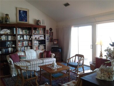 Seating area overlooking the Marsh