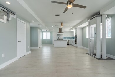 One open area