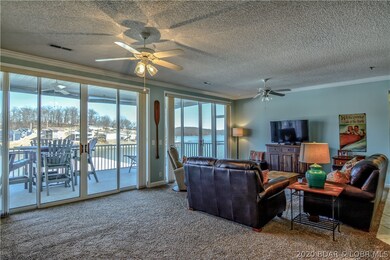 The deck is easily accessed and a great space for