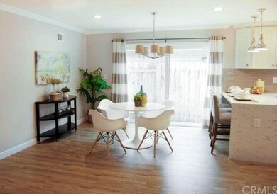 Dining area with Sliding door to bring in lots of 