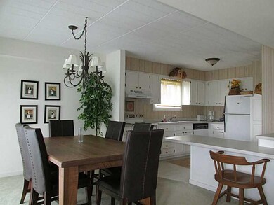 Dining Room. Off to the left is a glass sliding do