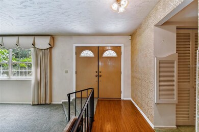 Foyer between living room and hall to bedrooms.