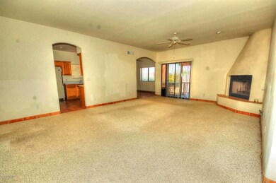 Great Room with Beehive Fireplace
