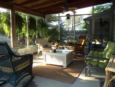 LOOK OUT INTO A BEAUTIFUL GARDEN FULL OF EXOTIC FL