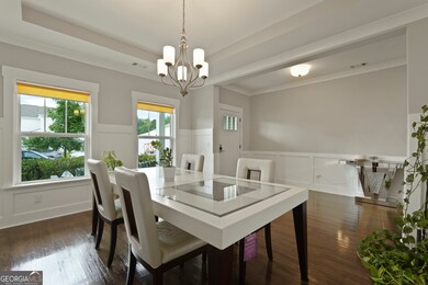 Spacious dining room
