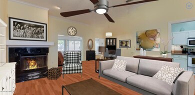 Virtually staged Great Room